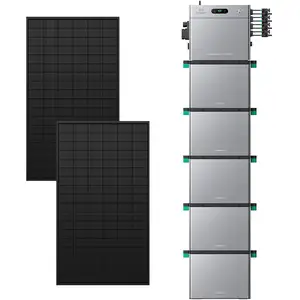 Zendure SolarFlow 2400 Pro | Model (Deutschland -0% MwSt.): SolarFlow 2400 Pro (2.4 kWh) | Batterieanzahl (je 2.88 kWh): 5*AB3000L (14.40 kWh) | Solarmodule: 2*450W Bifaziale (1170Wp Max)