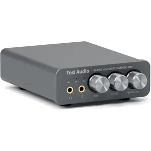 Fosi Audio K5 Pro (Bass Boost), Kopfhörerverstärker, Grau günstig