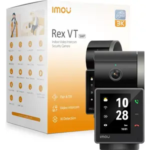 Imou Rex VT Pro, IP-Sicherheitskamera, Drinnen, Kabellos, 50 m, Tisch/...
