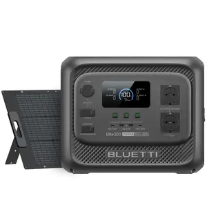 BLUETTI Elite 300 Solargenerator mit 200W Solarpanel, 3014,4 Wh LiFePO...