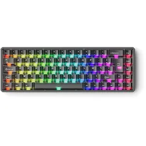 Akko MOD68 HE Kabellose magnetische Tastatur ISO-FR, 69 Tasten, ARGB, ...