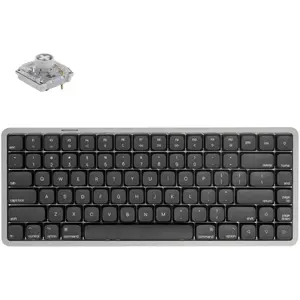 Akko Air 01 Low Profile kabellose mechanische Tastatur mit RGB Ink Bla...