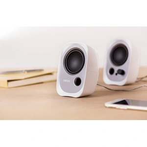 Edifier R12U, 2.0 Kanäle, Kabelgebunden, 4 W, 30 - 20000 Hz, Silber, W...