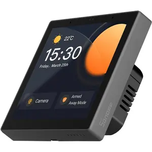 Sonoff NSPanel Pro, Smart Home Hub, Grau, Schwarz