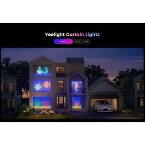 Yeelight Vorhanglichter   Smart RGB LED Fenster-Vorhanglichter für Rau...
