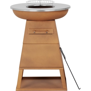 Bali OUTDOORS 3-in-1 Plancha, Grill und Feuerstelle- Rostbraun - Ø 58.... günstig