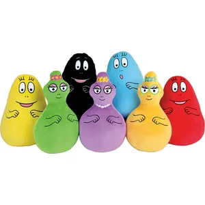 Set mit 7 Stofftieren   BARBAPAPA   JEMINI   28 cm