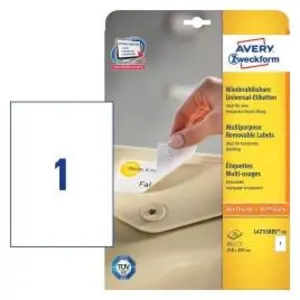 Avery, Etiketten, Entfernbarer Klebstoff günstig