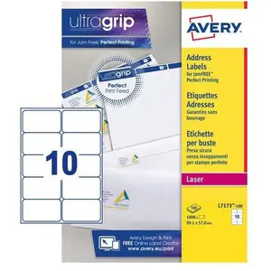 Avery Dennison, Etiketten, Etiquette d'adresse, 99,1 x 57 mm, blanc günstig