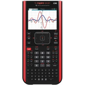 TEXAS INSTRUMENTS TI-Nspire CX II-T CAS Grafikrechner schwarz/rot