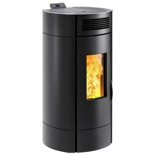 Invicta Lodi 8, Freistehende Feuerstelle, Geschlossen, Pellet, Schwarz... günstig