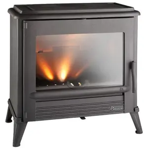 Invicta Modena, Freistehend, Schwarz, Hinten, Holz-Briketts, 300 m³, 1... günstig