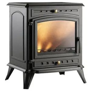 8 kw holzofen aus anthrazitfarbenem gusseisen Invicta 9166-44 günstig