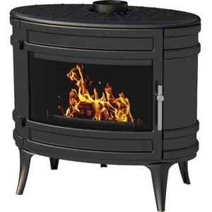 Castor Wood Ofen Invicta Mandor - Optimale Kraft: 12 kW - max: 18 kW - Protokolle 33 cm Max - Frankreich - Ecodesgn günstig