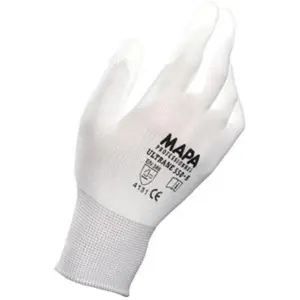 Mapa Professional, Schutzhandschuhe, Handschuhe 34550540 PU (Polyurethan) Weiss (10) günstig