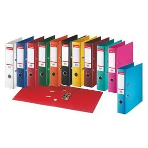 Esselte Dymo, Ordner, Plastik-Ordner Standard, DIN A4, 75 mm, fuchsia Einband innen und aussen mit PP-Folie kaschie (A4, 75 mm) günstig