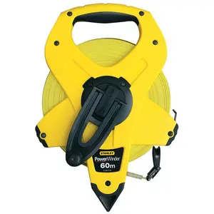 Stanley, Längenmesswerkzeug, Fiberglass Measuring Tapes Powerwinder 60m (60 m) günstig