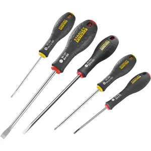 Stanley, Schraubenzieher, FatMax Set 5-teilig (Parallel/Schlitz/Pozidriv) (Phillipps-Kreuzschlitz (PH), Schlitzschrauben) günstig