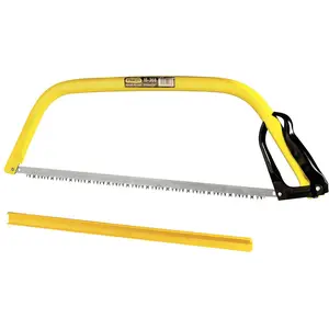 Stanley, Handsäge, Bügelsäge Hobelzahnung (610 mm Länge, Hardpoint-Hobelzahnung, ergonomischer Spanngriff, Schw günstig