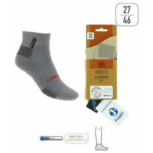 Wandersocken low Élémenterre Notos Grau 35/38 günstig