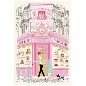 Geschirrtuch - Fassade Patisserie Winkler 48x72 cm günstig