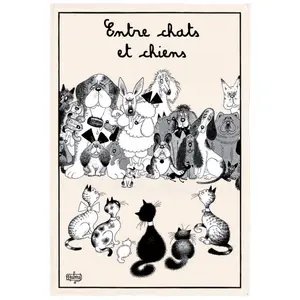 Torchon - zwischen Katzen und Hunden Winkler Dubout 48x72 cm günstig