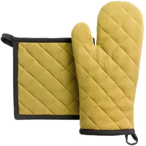 Recyceltes Kochhandschuh- und Topfhandschuhset Grace Winkler 15x32 cm günstig