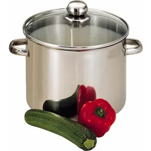BAUMALU Edelstahl-Cateringschale + Glasdeckel - 28 cm günstig