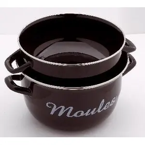 Baumalu Moules 312838 Kochtopf, emailliert, 24 cm Durchmesser, Indukti... günstig