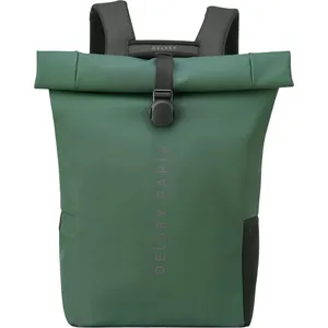 Rucksack Delsey Turenne Soft ROLLTOP Grün 46x40x14 cm