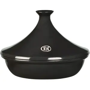 Emile Henry Tajine, Pfanne + Kochtopf, Schwarz