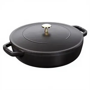 Staub 40511-472, 3,7 l, Schwarz, Eisenguss, Emaille, Eisenguss, 260 °C günstig