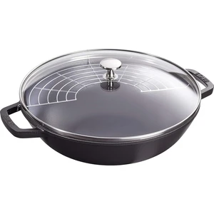 Staub 30 Cm With Lid Cast Iron Wok günstig