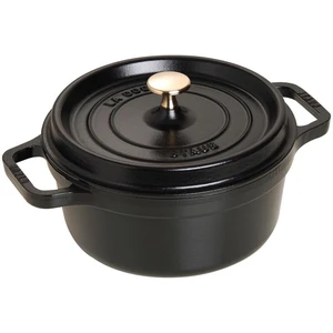 Staub Cocotte, Schwarz, Eisenguss, 22 cm, 4,1 kg günstig