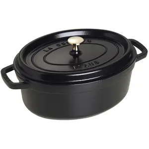 Staub Cocotte, 4,2 l, Schwarz, Eisenguss, 4 cm, 290 mm, 155 mm günstig