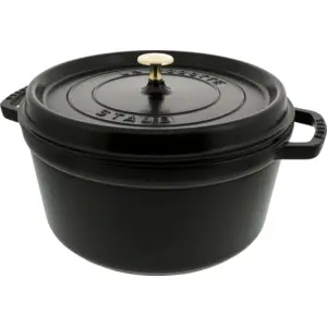 Staub Runder Bräter 28 cm Schwarz