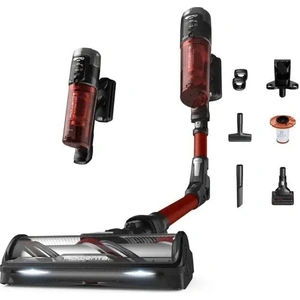 Rowenta RH9A73WO, 2-in-1-Stabstaubsauger, Beutellos, Schwarz, Rot, Tro...