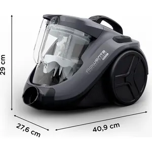 Rowenta RO3726EA, 750 W, Zylinder-Vakuum, Trocken, Beutellos, 1,5 l, S...