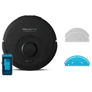 Rowenta X-Plorer RR87C5WH, Schwarz, Rund, Ladend, 0,26 l, Mit einer Ap...