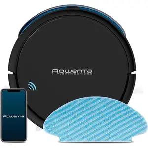 Rowenta X-Plorer Serie 50 RR7375, Schwarz, Rund, Ladend, 67 dB, 0,4 l,...