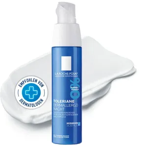 La Roche Posay Toleriane Dermallergo Nacht: Beruhigende und feuchtigkeitsspendende Nachtcreme für sehr empfindliche und zu Allergien neigende Haut 40 ml günstig