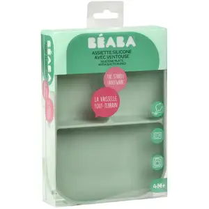 Beaba Esslernteller Silikon mit Saugnapf günstig