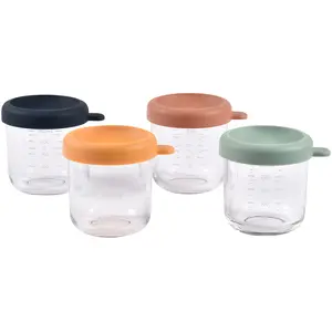 Béaba Beaba 4er-Pack Portionsbehälter aus Glas günstig