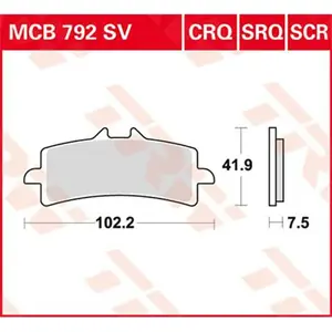 Trw Hyper-carbon Racing Aprilia Rsv4 1000 Factory 10 Vordere Bremsbelä... günstig