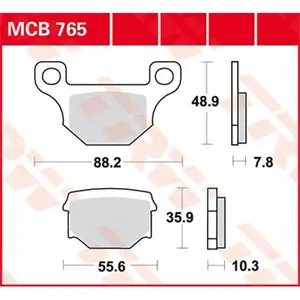 Trw Allround Aprilia Rs4 125 11 Organische Hintere Bremsbeläge One Siz... günstig