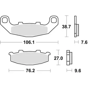 TRW, Bremsbeläge, (Organisch (Resin)) günstig