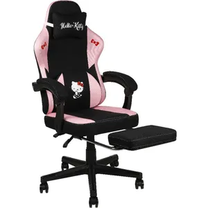 Konix Hello Kitty, Universal-Gamingstuhl, 150 kg, 110 cm, 120 cm, Schw...