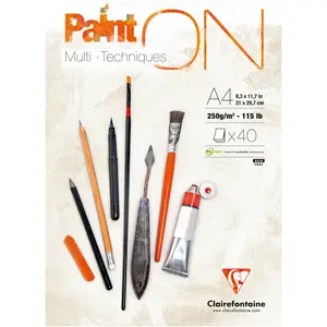 Clairefontaine, Bastelpapier, Paint ON (250 g/m², 40x)