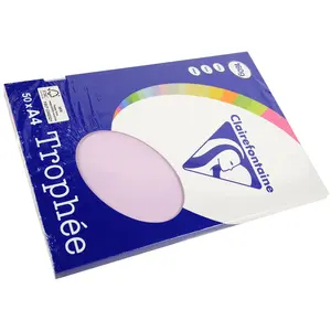 Clairefontaine, Kopierpapier, Kopierpapier Pollen A4 160g/qm 50 Blatt flieder (A4, 160 g/m²) günstig