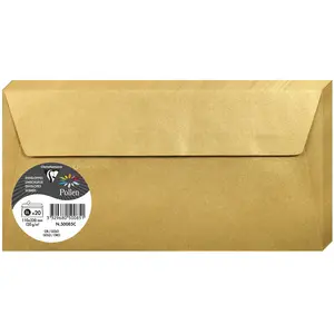 Briefumschlag Clairefontaine DL (x20) 110x220 mm